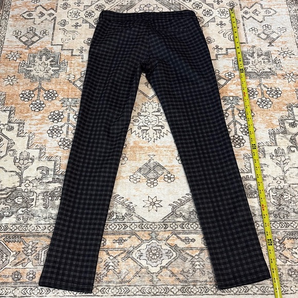 KUT FROM THE KLOTH 6 Elyse Checkered mid rise Skinny black plaid pants - Picture 9 of 12